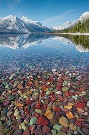 The Crystal Clear Waters Of Lake Mcdonald In Montana Imgur Montana Lakes National Parks Trip Cool Places To Visit
