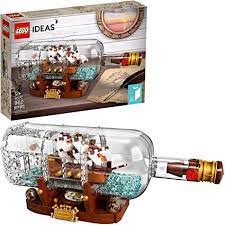 Maybe you would like to learn more about one of these? Amazon Com Lego Ideas Ship In A Bottle 92177 Expert Building Kit Snap Together Model Ship Collectible Display Set And Toy For Adults 962 Pieces Toys Games