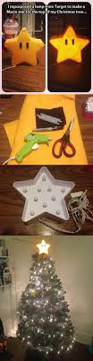 Diy Mario Star Tree Topper Nerdy Christmas Xmas Tree Toppers Christmas Diy