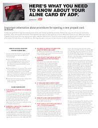 If you need professional help with completing any kind of homework, success essays is the right place to get it. Here S What You Need To Know About Your Aline Card By Adp