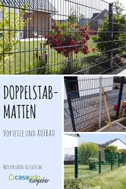 Doppelstabmatten Vorteile Und Eigenschaften Casando Ratgeber Vorgarten Zaun Doppelstabmatten Garten
