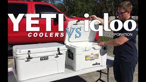 Designed for the serious outdoor adventure, the igloo imx cooler is 40% lighter than a rotomolded cooler and the ultratherm insulation in the body and lid keeps contents cold longer with 4. Yeti Tundra Vs Igloo Sportsman Cooler Is It Worth 200 More For A Yeti Ice Retention Test Results Youtube