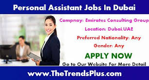 Personal Assistant Jobs In Dubai Assistant Jobs Personal Assistant Job