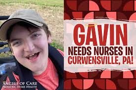 Join our Curwensville team as Gavin's nurse! Gavin is a kind-hearted  17-year-old who loves books, Disney movies, balloons, 80s Rock, and  swinging. He currently attends school virtually after recently receiving a  new