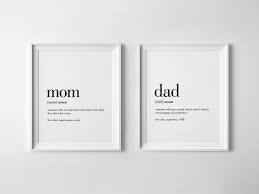 Mom Wall Art Mom Gifts Mothers Day Gifts Funny Mom Gifts Mom Definition Print Mother Wall Art Mom Prints Funny Mom Gifts Christmas Gift For Dad Gifts For Dad