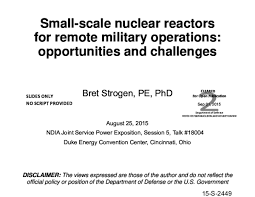 pdf small scale nuclear reactors for remote military