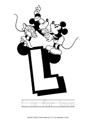 The mickey mouse alphabet coloring pages below are fun and engaging, with fun and easy examples for every letter. Free Printable Mickey Mouse Abc Letter Tracing For Preschoolers In 2021 Abc Coloring Pages Mickey Mouse Abc Free Disney Coloring Pages