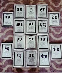 Disney Couples Sillouettes In Picture Frames Glued Together