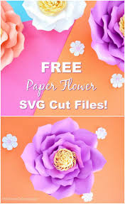 Free Flower Template How To Make Large Paper Flowers Free Paper Flower Templates Large Paper Flowers Paper Flowers Diy