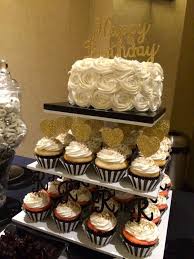 50th Birthday Cupcakes Black And Gold Pin By Shykea Banks On Party 80th Birthday Party 60th Birthday Party 75th Birthday Parties