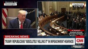 Cnn news tv international online streaming telecasting live transmission from united states of america (usa). White House President Trump Lie While Discussing Today S Testimony Cnn Video
