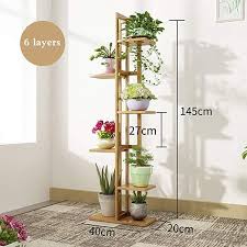 Blumenstander Blumenregal Bambus Multilayer Indoor Balkon Wohnzimmer Pflanzenstander Display Regal B In 2020 Pflanzenstander Wohnzimmer Pflanzen Blumen Regal