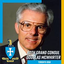 Happy 89th birthday to 60th Grand Consul, Order of Constantine Sig,  Significant Sig and Military Sig Douglas McWhirter, TORONTO 1958! Thank you  for your dedication to Sigma Chi and for your continued