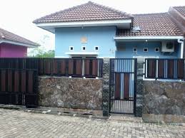 Pagar Tembok Rumah Minimalis Type 36 Rumah Halaman Rumah Batu Rumah Minimalis