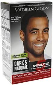 Amazon.com : SoftSheen-Carson Dark & Natural Hair Color for Men 5 Minutes,  Natural Looking Gray Coverage for Up To 6 Weeks, Shampoo-in Permanent Hair  Dye, Jet Black, Ammonia Free, Natural Black :
