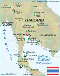 For the information about procedures for entering the country.click. Karte Von Thailand Land Staat In Thailand Welt Atlas De