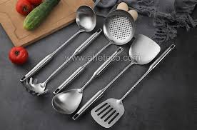 Sold and shipped by eforcity. Stainless Steel Kitchen Utensil Set Premium Non Stick Heat Resistant Kitchen Gadgets With Stand China Kitchen Utensils And Kitchen Tool Price Made In China Com