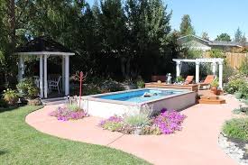 Above ground converted swimming pool. Lap Pools Lap Pool Price Lap Pool Alternatives