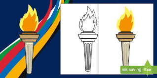 The tokyo organising committee of the olympic and paralympic games (tokyo2020) welcome you to follow every step of. Olympic Torch Cut Out