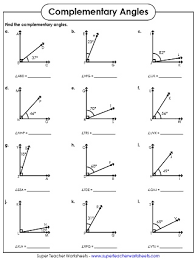 I know how to calculate supplementary angles. Complementary And Supplementary Angle Worksheets