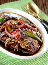 Masak lagi hingga telur masak. Ikan Bawal Masak Kicap Pedas Dapur Tanpa Sempadan