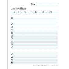 feuille d ecriture les chiffres feuilles ecrire chiffre coloriage godzilla facile