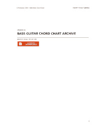 Fillable Online Bass Guitar Chord Chart Archive Pdf Vnhipp