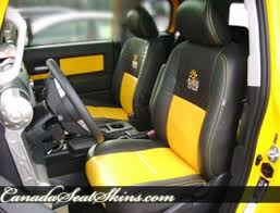 Black And Yellow Car Seats Toyota Fj Cruiser Black And Yellow Custom Interior Canadaseatskins Com Leather Fj Cruiser Toyota Fj Cruiser Toyota Cars