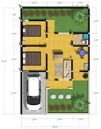 Model desain tampak depan rumah minimalis 2 lantai yang. Populer Rumah Minimalis Sederhana Dan Denah Desain Rumah