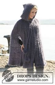 Cool&d damen poncho cape winter umhang strickjacken mit kunstfell. Gevonden Op Garnstudio Com Via Google Umhang Mit Kapuze Kapuze Stricken Kleidung Hakeln