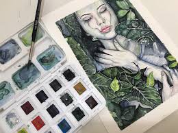 Watercolor Panosundaki Pin