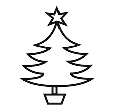 Coloriage Sapin De Noel Pour Petits Dessin Gratuit A Imprimer