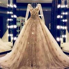 Ball Gown Wedding Dresses 2020 Wedding Dresses Sequins Wedding Dresses Bridal Dresses Long Sleeve Wedding Dress Gold Evening Dresses Ball Gown Wedding Dre In 2020 Ball Gown Wedding Dress Wedding Dress