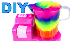 They stick on the wolf who was still wet with glue; Diy How To Make Slime Clay Cocktail Mighty Toys Blender Compilation Jelly Slime Slime Kids Craft Glitter Glue Slime Recipes