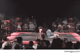 So if you're into chairs and literally anything having to do with them. Fans Throw Hundeds Of Chairs At A Wrestler Meme Guy
