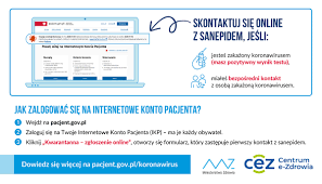 W internetowym koncie pacjenta (ikp) znajdziesz informacje na temat danych medycznych swoich i bliskich, którzy udostępnią ci konto. Bezposrednio Z Internetowego Konta Pacjenta Zglosisz Online Kwarantanne Do Sanepidu Centrum E Zdrowia