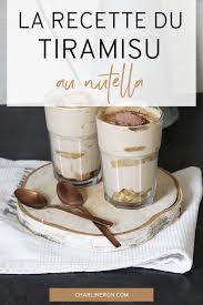 Recette Du Tiramisu Au Nutella Tiramisu Recette Recette Tiramisu Nutella Tiramisu Nutella