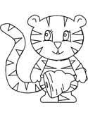Tigers are an endangered species. Tigers Coloring Pages