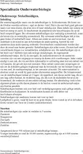 Specialisatie Onderwaterbiologie Pdf Gratis Download