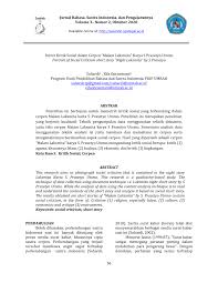 Check spelling or type a new query. Pdf Potret Kritik Sosial Dalam Cerpen Malam Laksmita Karya S Prasetyo Utomo Portrait Of Social Criticism Short Story Night Laksmita By