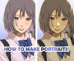 I created a time lapse video showing drawing simple rigging simple animation process for people who wanted to make anime. How To Draw Anime Styled Portraits By Mistedsky Clip Studio Tips