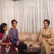 Princesscaftan Queen Rania Hijab Styles For Party Lalla Salma