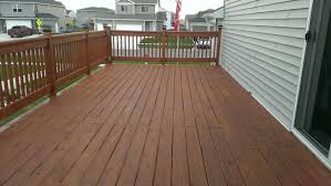 The Deck After Using Cabot Stain 1417 New Redwood Staining Deck Deck Designs Backyard Deck Colors