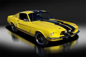 Black And Yellow Mustang Gt 1967 Ford Mustang G T 350 Custom Fastback Yellow With Black Stripes Ford Mustang Classic Mustang Cars Ford Mustang
