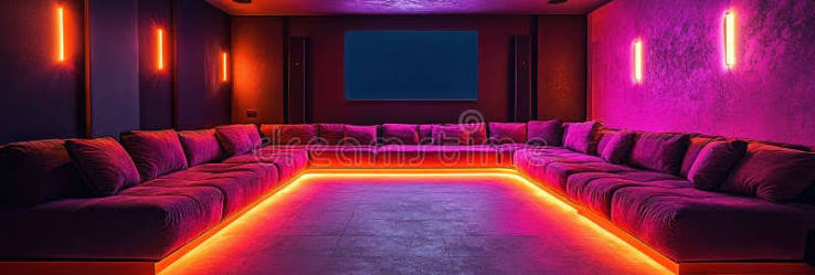 A World-class Karaoke Room Offering a Premium Experience with  State-of-the-art Sound Stock Image - Image of disco, luxury: 439836605
