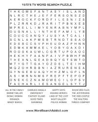 1970 S Tv Printable Word Search Puzzle Word Search Printables Word Search Puzzles Printables Word Find