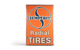 Illuminated Semperit Radial Tires Sign by Essex/NPI Illuminated Designs, Double Sided | Gooding & Company