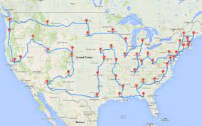 While the ca state route 1 starts in leggett, california in the north, some people skip the northern portion and start the trip in san francisco. This Man Planned The Most Efficient U S Road Trip Of All Time Sunset Magazine