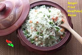 Bengali Fried Rice Recipe Very Easy Indian Veg Pulao Rice Recipe Vegetable Pulao Recipe Lentil Dishes Veg Pulao