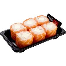 Roll In Saumon Cheese Sushi Daily La Barquette De 6 Pieces De 135g A Prix Carrefour Recette Sushi Saumon Sushi Saumon Saumon